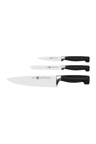 Zwilling Four Star 351681000 3 Parça Bıçak Seti Siyah