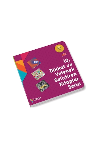 6'Lı Set 3-4 Yaş / Iq Dikkat ve Yetenek Geliştiren Kitaplar