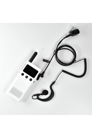 Beebest Walkie Talkie Kulaklık H1 3 MM Tek Kulaklık Kulak Kancalı Kulaklık Spiral Kablo Ile Mijia Walkie Talkie İçin