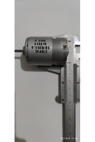 Motor 9,6 Volt Jhonson Şarjlı Matkap,Oyuncak Araba Motoru