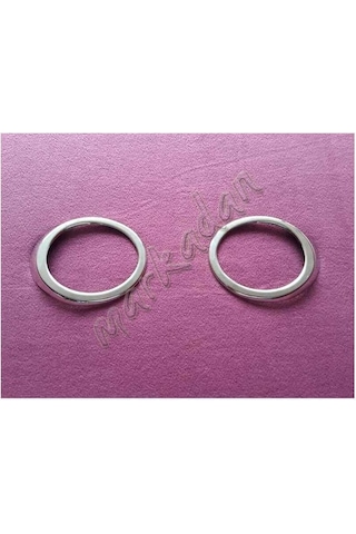 WOC Chrome Fiat Doblo Krom Sis Farı Çerçevesi 2006-2012 2 Parça P
