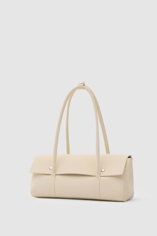 Shule Bags Mari Vintage Baget Çanta Butter Yellow Krem