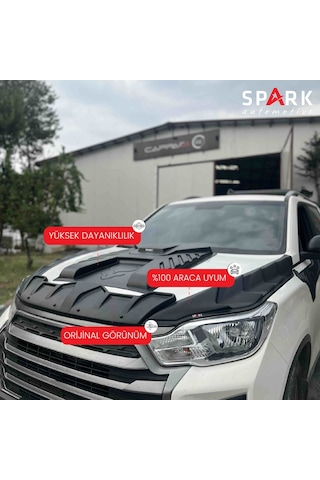 Ssangyong Musso 2021- Yılı Ve Sonrası Uyumlu Ön Kaput Scoop