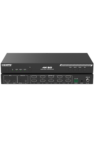 Dark 1x10 Hdmı Video Wall Controller 4k 60hz, 10 Çıkış, Rs232, Dolby, Dts, DK HD MWCX10