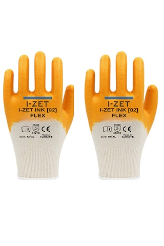 I-zet Ink02-flex Pamuk Likralı Örme Eldiven 288 Adet No:10