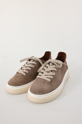 Açık Vizon Deri Sneaker 25210 Açık Vizon