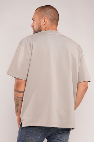 Gabria Bisiklet Yaka Erkek T-shirt Gri