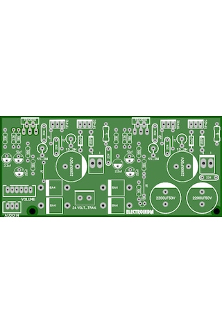 100 Watt 2 Kanal Stereo Amfi Ses Devre Kartı