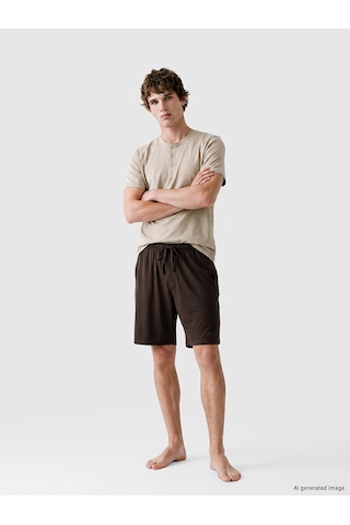 Lc Waikiki Lc Waıkıkı Kahverengi Slim Fit Erkek Şort