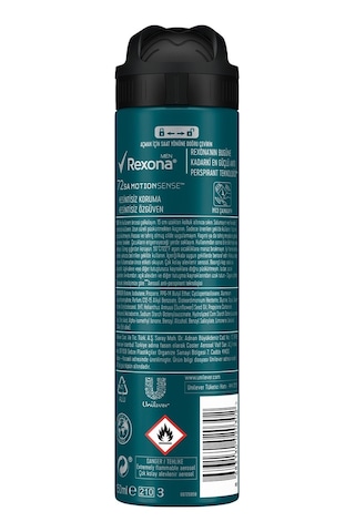 Rexona Black & White Invisible 72 Saat Erkek Sprey Deodorant 6 x 150 ML