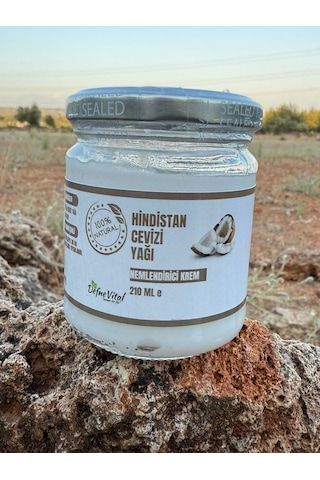 Hindistan Cevizi Yağlı Vücut Ve Saç Nemlendirici Krem 210 Gr