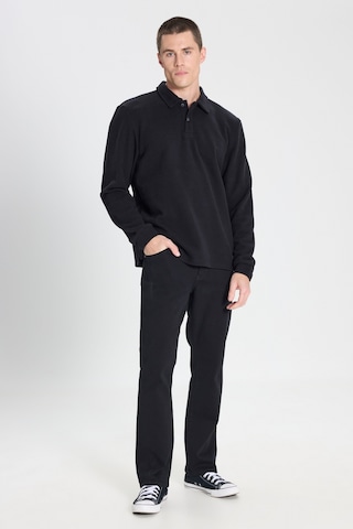 Wrangler Regular Fit Normal Kesim Polo Yaka Siyah Sweatshirt Siyah
