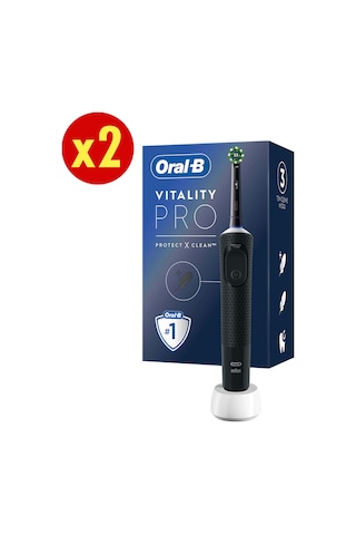 Oral-B Şarjlı/Elektrikli Diş Fırçası Vitality Pro Siyah Koruma Ve Temizlik