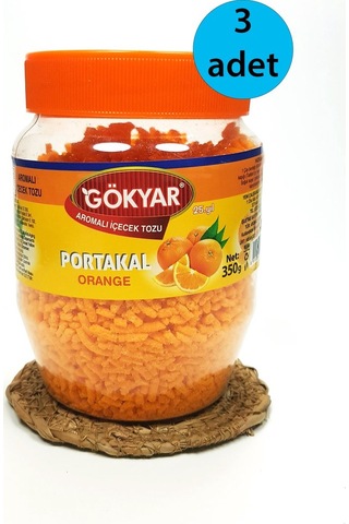 3 Adet Portakal Aromalı Toz Içecek Oralet 3x350 Gr 100 G