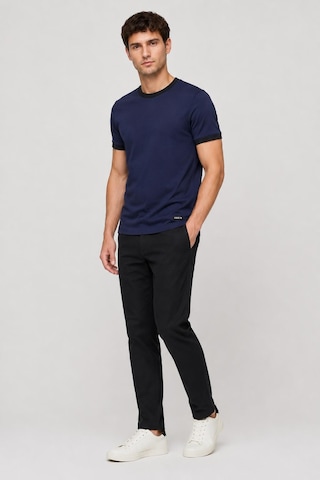 Alexandergardi Yaka Detaylı T-shirt Lacivert