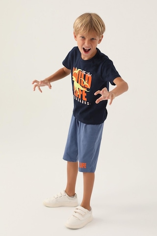 Roly Poly 3365 The Last Erkek Çocuk Kapri Takım Lacıvert