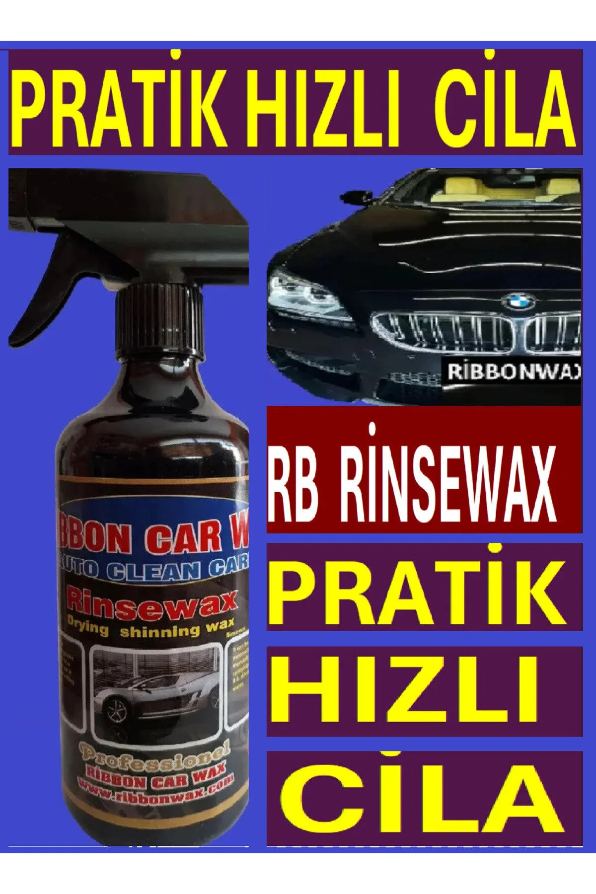 Rb Rinsewax Pratik Hızlı Cila 500 Ml
