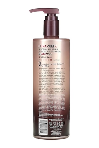 Giovanni 2chic Ultra Sleek Brezilya Keratin ve Argan Yağlı Şampua