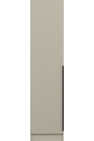 Minar Kale 1 Kapaklı Dolap Çizgili Mebran 210cm - Kumtaşı/kumtaşı - Raflı Kumtaşı