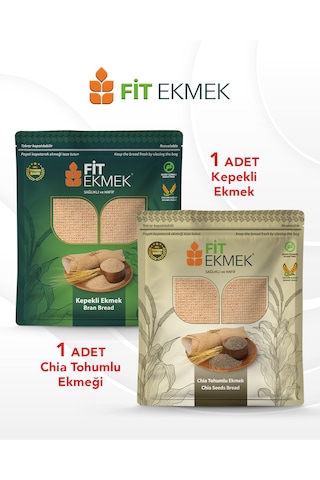 Fit Kepekli Lavaş Ekmeği 300gr Ve Chia Lavaş Ekmeği 300gr