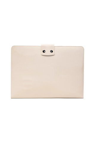 Organizer 15.6 İnç Laptop & Tablet Çantası Apple Uyumlu MacBook Air Pro Tablet Kılıfı Bej