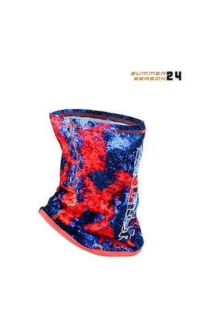 Fujin Pro Angler Neck Gaiter Boyunluk Red Reef Çok Renkli