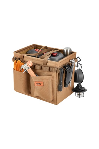 Kingcamp Yeto Bushcraft Toolkit Katlanabilir Kamp Ve Ekipman Çantası Haki