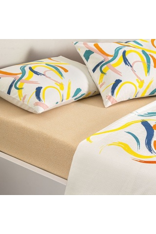 Taç Baskılı Zest Çift Kişilik Pike Takımı Turuncu 000000001000049788 Turuncu