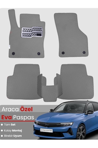 Opel Astra L Elektrikli Uyumlu Eva Paspas Tam Set, Mdlkdevapaspastpklb30