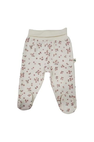 Ciccim Baby Pantolon Patikli Flower Garden Naturel-11050 Ekru