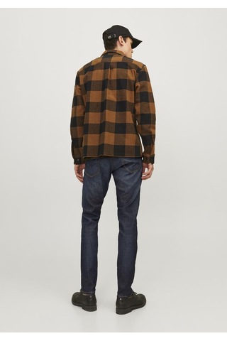 Jack & Jones Erkek Glenn 919 Slim Fit Jean 12259815 Blue Denim
