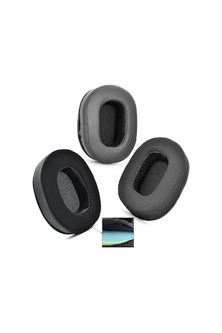Razer Blackshark V2 / V2 Pro İçin Sünger Kapaklı Kulak Pedleri, Stil: Futbol Ağı Siyah
