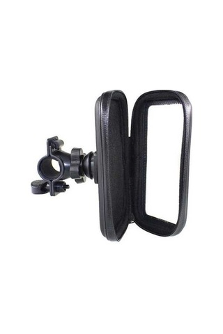 Ebitda Orta 4.7 İnç Bisiklet Su Geçirmez Navigasyon Tutucu, Siyah, Dayanıklı, Cep Telefonu Tutucu Siyah