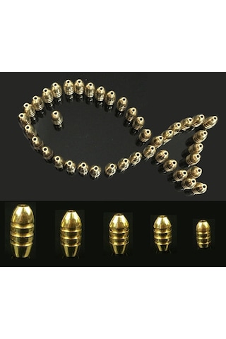 MSO VIP Kalite Olta Balıkçılık LRF Misina Mermi Tip Ağırlık