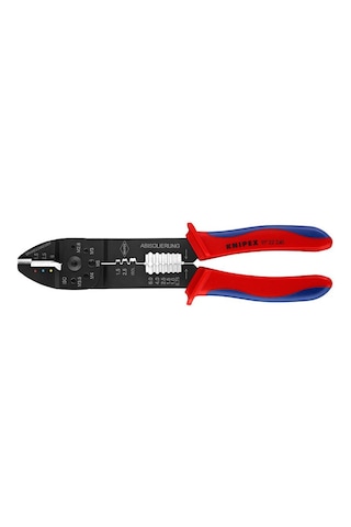 Knipex 9722240 Pabuç Sıkma Ve Kablo Sıyırma Pensesi