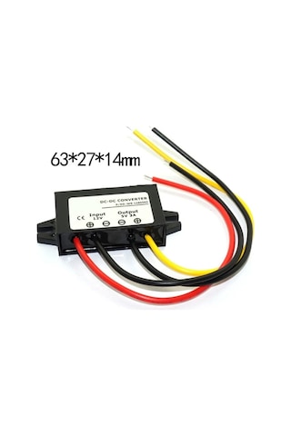 12v İçin 5v 3a 15w Dc Dc Converter Su Geçirmez Araba Uyumlu Konve