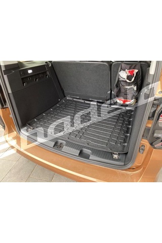 Vw Caddy Bagaj Paspası Havuzlu Kaucuk Kokusuz Siyah