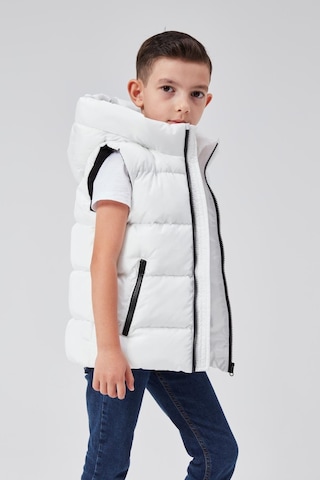 Benitto Kids Kapüşonlu Erkek Çocuk Şişme Yelek 51311 Beyaz