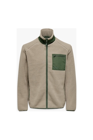 Only & Sons Erkek Onsdallas Sherpa Jacket Bej Mont Ceket- 22025599