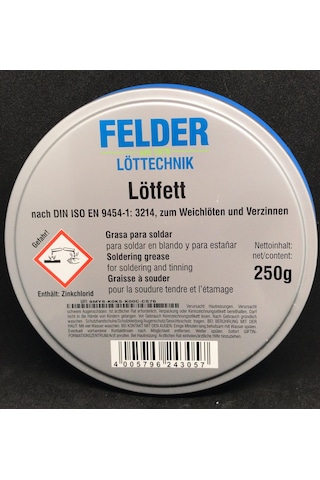 LÖTFETT FELDER LÖTTECHNIK LEHİM PASTASI 250gr
