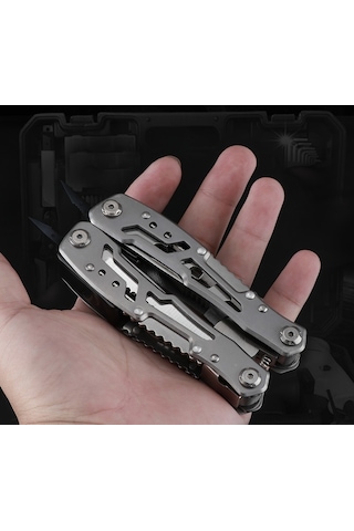 Çelik Rengi Paslanmaz Çelik Çok Alet Pense Açık Kombinasyon