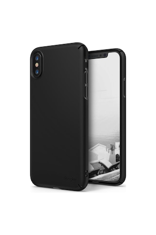 Ringke Slim Apple Uyumlu iPhone X İle Kılıf Black