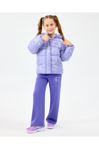 Skechers G Puffer Jacket Büyük Kız Çocuk Lightlilac Mont Sk2520052-2195 Lightlilac