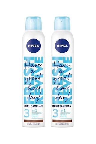 Nivea Koyu Saç Tonları İçin Kuru Şampuan 2 x 200 ML