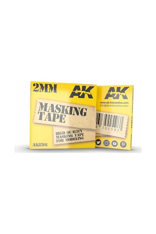 Ak 8201 2mm X 20 Metre Maskeleme Bandı