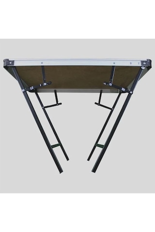 Katlanır Kamp Masası Mdf 55 68cm Siyah
