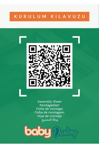 Baby Darling Mdf Alessa 90x190cm Country Karyola Meşe %100 Mdf