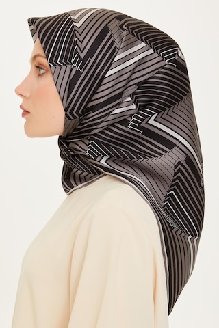 Armine İpek Eşarp 2025 Kış - 9218-81 Twill - Siyah