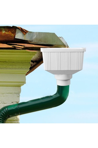 Suntek Yağmur Suyu Downspout Drenaj Konektörü Peyzaj Yağmur