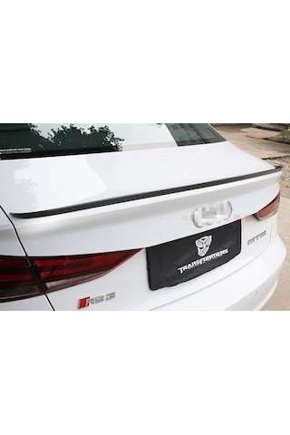 Audi a3 sedan bagaj üstü spoiler siyah boyalı 2013+ s3 model